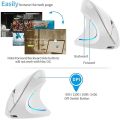 【FUPANG】Ergonomic Mouse 2.4G USB Rejected Vertical Mouse Adjustable DPI 800 1200 2400 For Home Office PC.