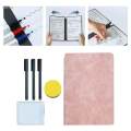 A5 Portable Pad with Pen Reusable Whiteboard Whiteboard Notebook for Meeting.
