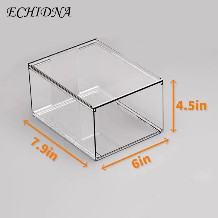 Bathroom%20Storage%20Drawers%20Stackable%20Dustproof%20Makeup%20Organizer%20with%20Pull%20Out%20Drawer%20Ideal%20for%20Bathroom%20Kitchen%20Vanity%20Storage%20Convenient%20Visible%20Cosmetic%20Storage%20Solution%20Available%20in%202/4%20Pcs%20Pull-out%20-%20Image%204