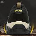 Men's Sneakers, Men Outdoor Shoes, Mesh Nonslip Breathable, Mountain Fashion Men Hiking Shoes, Male Footwear for Fitness Athletic, Walking Summer , Black, 40. 