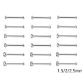 12/24/36Pcs L Shape Nose Ring Curve Pack Crystal Straight Nose Ring Set Nose Stud Lot Piercing Nariz Cuff Nase Pircing Nose Clip.
