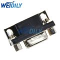 5PCS DB9 Female Male PCB Mount D-Sub 9 pin PCB Connector RS232 Connector 90-degree Bent Needle DR9.