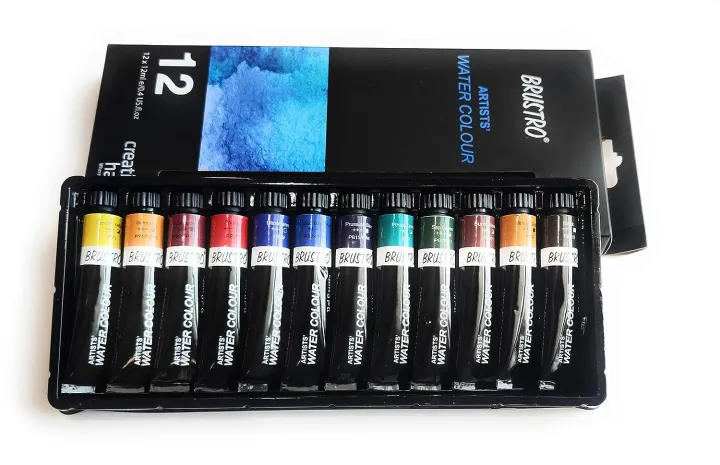 BRUSTRO%20Artists%20%E2%80%99%20Watercolor%20Set%20of%2012%20Colors%20X%2012ML%20Tubes%20-%20Image%204