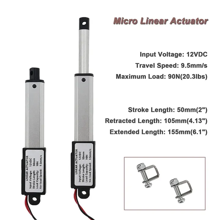 Micro-Linear%20Actuator,%202%20Inch%20Stroke,%2090N/20.3Lb,%20Speed%209.5mm/S%20Electric%20Waterproof%20Actuator%20Motor%20Linear%20Actuator%2012V%20-%20Image%203