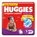 Huggies Complete Comfort Wonder Pants Small (S) Size Baby Diaper Pants, 40/86 Piece, 4-8kg,with 5 in 1 Comfort. 