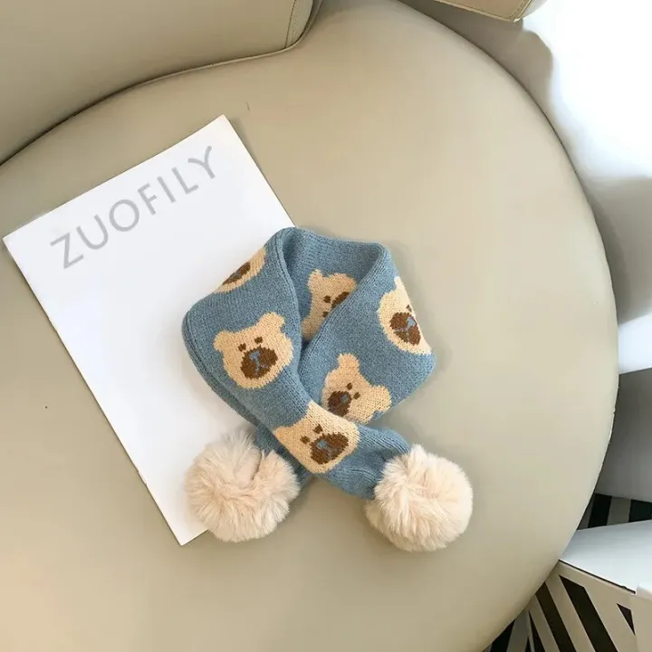 Baby%20Kids%20Scarf%20Infant%20Boy%20Girl%20Wool%20Warm%20Winter%20Scarf%20Cute%20Cartoon%20Printed%20Cross%20Children%20Bib%20Toddler%20Newborn%20Soft%20Thicken%20Bibs%20-%20Image%205