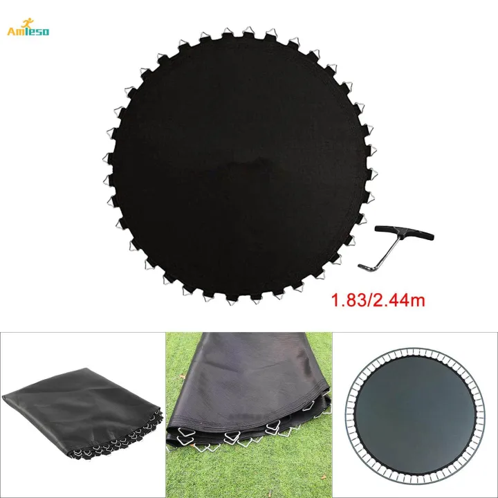 Trampoline%20Mat%20Jumping%20Mat%20Accessories%20Thick%20Round%20Reusable%20Easy%20to%20Install%20Shock%20For%206FT%2036%20Buckle%20-%20Image%205