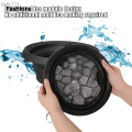 Fashions 1 Pcs Foldable Face Ice Bath Bowl Facials Plunge Wash Basin Silicone Portable Travel Home Skincare Ice Facials Bath.