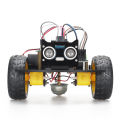 Programming education 2 ultrasonic obstacle avoidance car robot kit. 