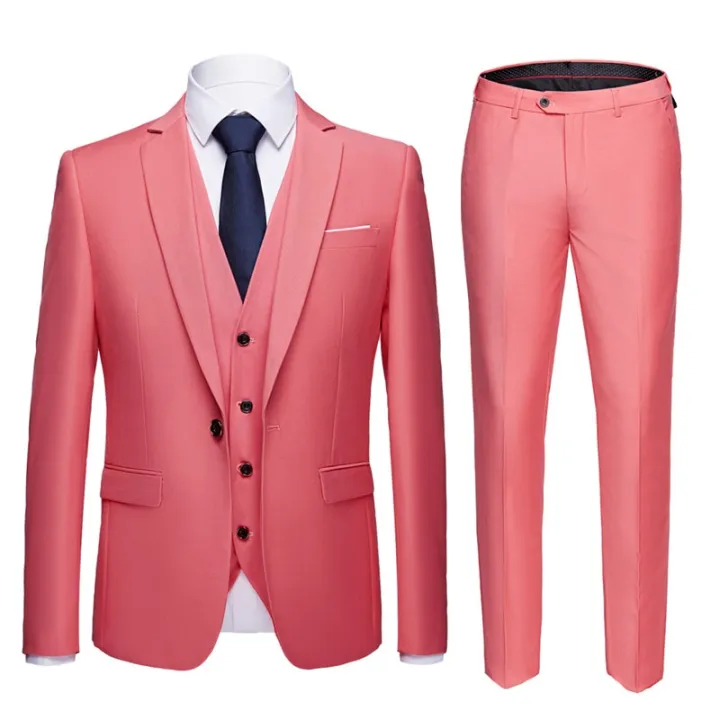 men's%20fashion%203%20piece%20wedding%20suit%20fashion%20men's%20slim%20solid%20color%20business%20office%20suit%20sets%20large%20size%20men%20Blazer+pants+vest%20-%20Image%208