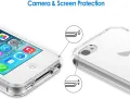 For iPhone 4 and iPhone 4s Shock-Absorption Bumper Cover Anti-Scratch Clear Back (HD Clear). 