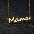 Women Neckle All-Matched Mom Nameplate Clavicle Choker Neckle. 