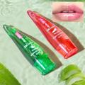 Natural Aloe Pepper Lipstick Lip Tint Moisturizing Nourish Temperature Color Lips Gloss Long Lasting Waterproof Lip Oil Lip Balm. 