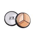 With Chinese jx concealer, foundation balm, three-color concealer plate, cover spots, facial acne marks, dry skin, dark circles j/x. 