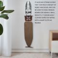 Ironing Board Holder Wall Mount Electric Iron Hanger Ironing Board Rack Ironing Board Storage Organizer White. 