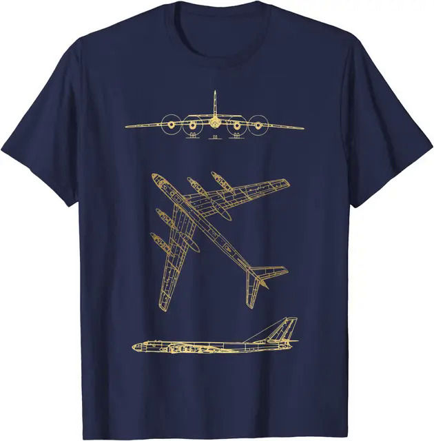 Tu-95%20Russian%20Plane%20Warbird%20Blueprint%20Schematics%20Diagram%20Men%20T-Shirt%20Short%20Sleeve%20Casual%20Cotton%20O-Neck%20Summer%20Shirt%20-%20Image%208