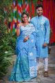 Exclusive Designer Dhupiyan Saree and Dhupiyan Panjabi For Combo Couple Dress. 