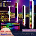 RGB Voice-Activated Pickup Rhythm Lights with Sound Control Light Phone APP Control Colorful Music Atmosphere Ambient Light Bar. 