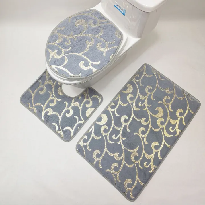 New%20bronzing%20carpet%20bathroom%20toilet%20three-piece%20set%20PV%20velvet%20floor%20mat%20thickened%20and%20absorbent%20one%20piece%20on%20behalf%20of%20the%20hair%20-%20Image%203