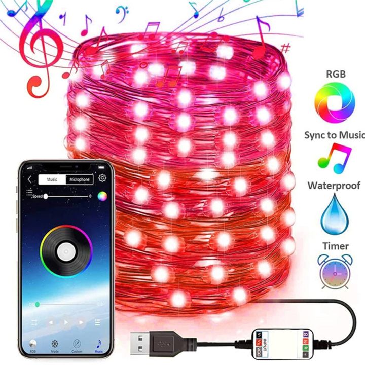 Led Strip Lights, 20mT RGB Color Chang LED Lights with IR Remote Control, 29 Colors and DIY Mode Color Chang LED Lights--RGB--15M