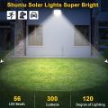 GC 56 Leds Outdoor Solar Wall Lights With Motion Sensor Super Bright Solar Security Light For Yard Deck Garage Porch Fence. 