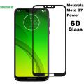 Motorola Moto G7 Power (6D/9D/11D/21D) Tempered Glass Screen Protector Black. 
