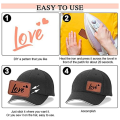 90Pcs Laser Engraving Blanks, Blank Leather Patch for Hat, Wear-Resistant, Not Easy To Fade.