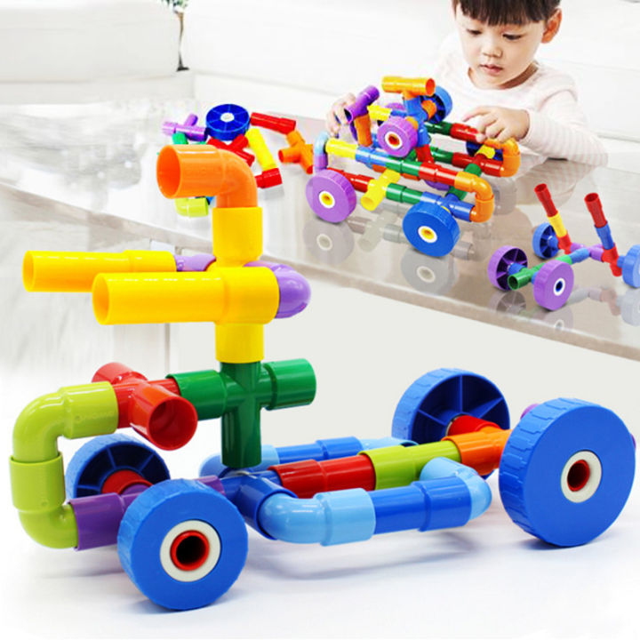 21-144%20PCS%20Pipe%20Building%20Block%20Run%20Race%20Bricks%203D%20Children%20Diy%20Assemble%20and%20Insert%20Toys%20with%20Blocks%20Educational%20Toy%20for%20Children%20-%20Image%202