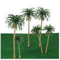 5 Pieces Model Coconut Palm Train Scenery Miniature Landscape Scenery Diorama Models Architecture Trees. 