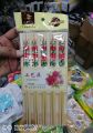 Natural Bamboo Chop Stick 8 inch (10 pair of Pack) Origin China.