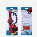 MARVEL Spider Man Projection LED Digital Watches Children Cool Cartoon Watch Kid Birthday Gift Disney Boy Girl Clock Toy. 