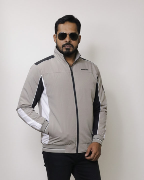 Shohure Gray Color Double part Air proof Jacket