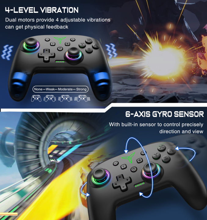 PC%20Pro%20game/ios%20has%20Lite/A%20OLED/BEBONCOOL%20wireless%20Bluetooth%20controller%20suitable%20for%20Nintendo%20Switchndroid%20cable/wireless%20connection%20joystick%20suitable%20for%20-%20Image%205