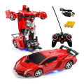 2 in 1 Deformation Transform RC Robot Car Toy for Kids - Assorted.