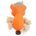 Dog Squeaky Toy, Teeth Cleaning Interactive Safe Easy To Clean Stuffed Puppy Plush Toy Bite Resistant Relieve Boredom for Pets for Outdoor. 