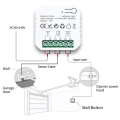 Garage Door Opener Controller PC Tuya Smart ZigBee with Sensor App Control Support Works with for Alexa Google Home EU Plug.