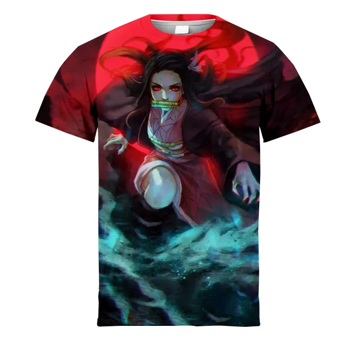 Japanese%20Anime%20Ghost%20Character%20Print%20Street%20Short%20Sleeve%20Men'S%20And%20Women'S%20T-Shirt%20Big%20Size%20Summer%20Cartoon%20Print%20Trend%20T%20-%20Image%206