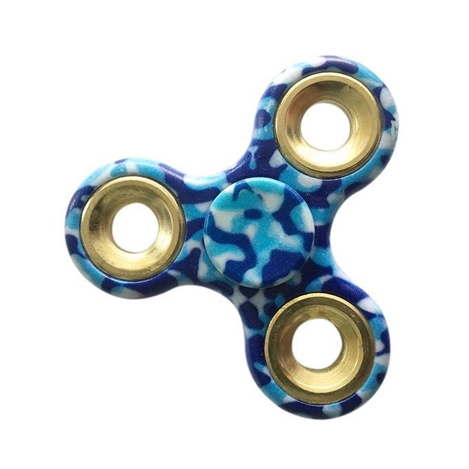 Plastic Tri Fidget Spinner - Multi-color