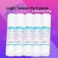 Water Filter Accessories Logic Taiwan(5)Piece PP-1 Micron 90 Gm Sediment Water Filter Kit.. 