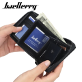 ALL Zipper Wallets Fashion PU Retro Hand Bags Single Bifold Card Holders for Men.