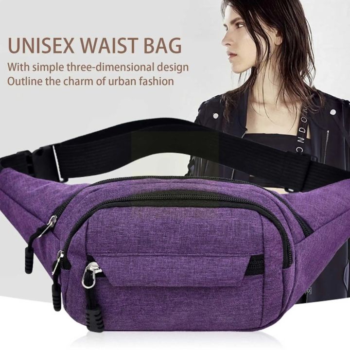 Hip Belly Banana Bum Chest Belt For Men Women Oxford Waist Bag Male Female Casual Fanny Pack Pouch Purse Travel Banana Bag D3J5