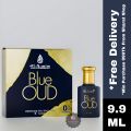 Blue Oud by Al-Nuaim Attar Roll On Non Alcoholic Long Lasting Perfume Oil - 9.9ML (Inspired By Ibrahim Al Qurashi Blue Oud). 