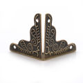 12pcs Angle Bracket Corner Protector Corner Code Decorative Bracket Corner Fittings With Screws Jewel Box Picture Frame Retro. 