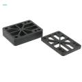 3x4 Pieces Skateboard Longboard Shock Pads Risers 0.6cm Or 0.8cm Black 6mm.