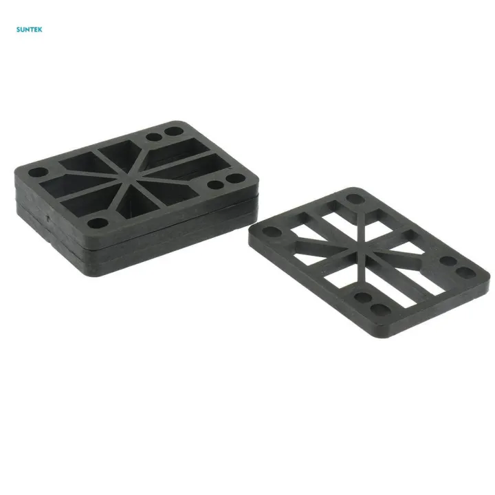 3x4%20Pieces%20Skateboard%20Longboard%20Shock%20Pads%20Risers%200.6cm%20Or%200.8cm%20Black%206mm%20-%20Image%209