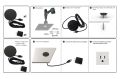 Wireless Charging Pad Station 15w Receiver QI Dock System for iPhone Android Samsung Magnetic Module Certified QC Charger.