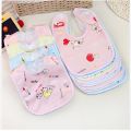 4 pcs cotton Bib for kids-Multicolor (china). 
