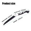ZOROOM 2X 24.8 Inch Folding Saw Pruning Saw for Single-Hand Use Curved Blade Hand Saw Cuts Branches Up To 11.8Inch Diameter. 
