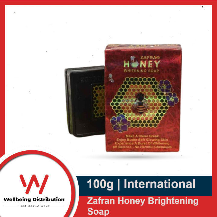 Zafran Honey Brightenign Soap 100gm