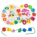 aby Wooden o eometr Shape ontessori Wooden Sorting ath los aby Early Learning reschool Educational o.